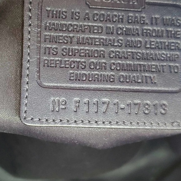 RARE COACH CHELSEA BOUCLE EMERSON TWEED AND WOOL BLEND BAG WITH LEATHER STRAPS - Picture 10 of 13